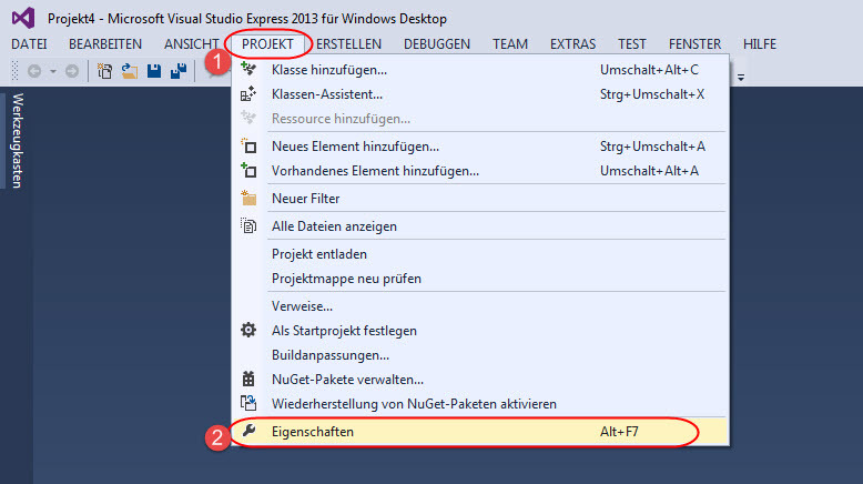figure Visual Studio - project settings.jpg